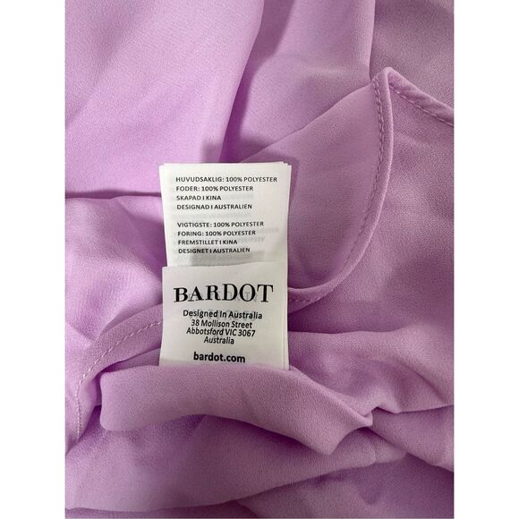 Bardot Lilac Mini Dress - Picture 13 of 13